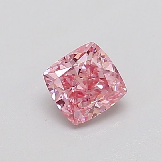 Loose Diamond - CUSHION BRILLIANT 0.37ct Fancy Intense Pink SI2 (1 of 1)