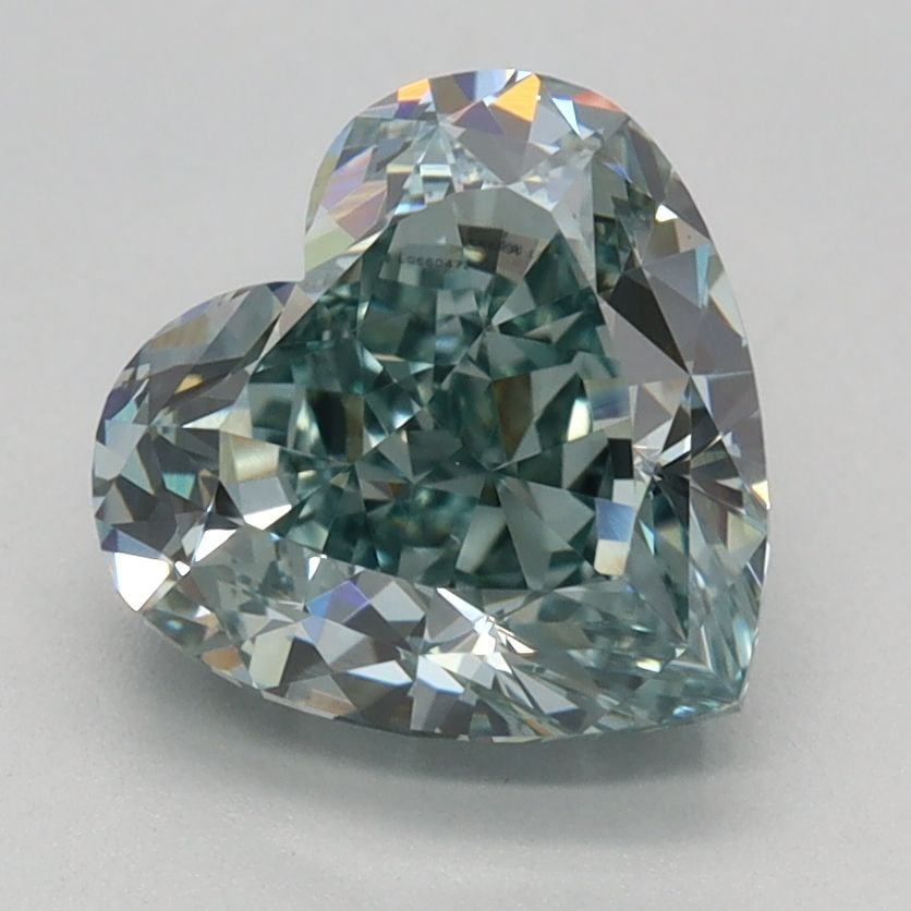 Loose Diamond - HEART 2.14ct Fancy Vivid Green VS1 (1 of 1)