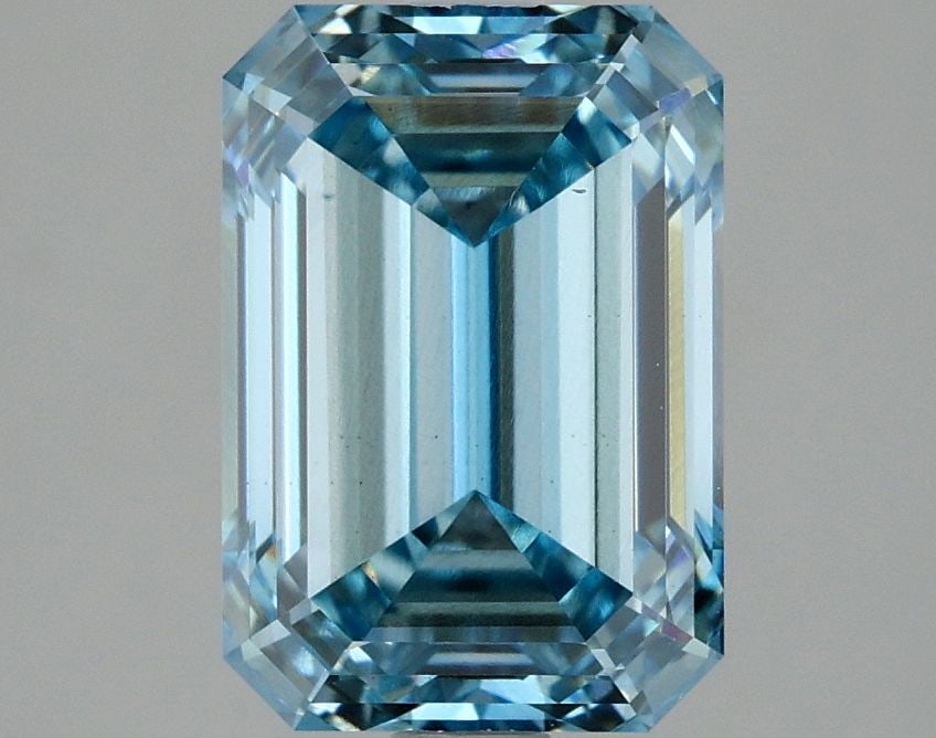 Loose Diamond - EMERALD 3.15ct Fancy Intense Blue VS1 (1 of 1)