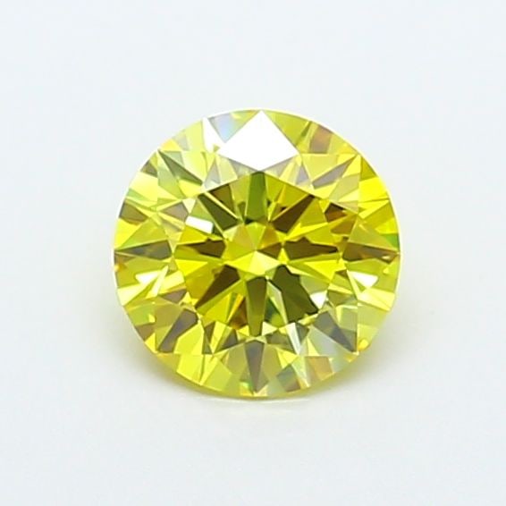 Ideal Loose Diamond - ROUND 1.07ct Fancy Vivid Yellow VVS1 (1 of 1)