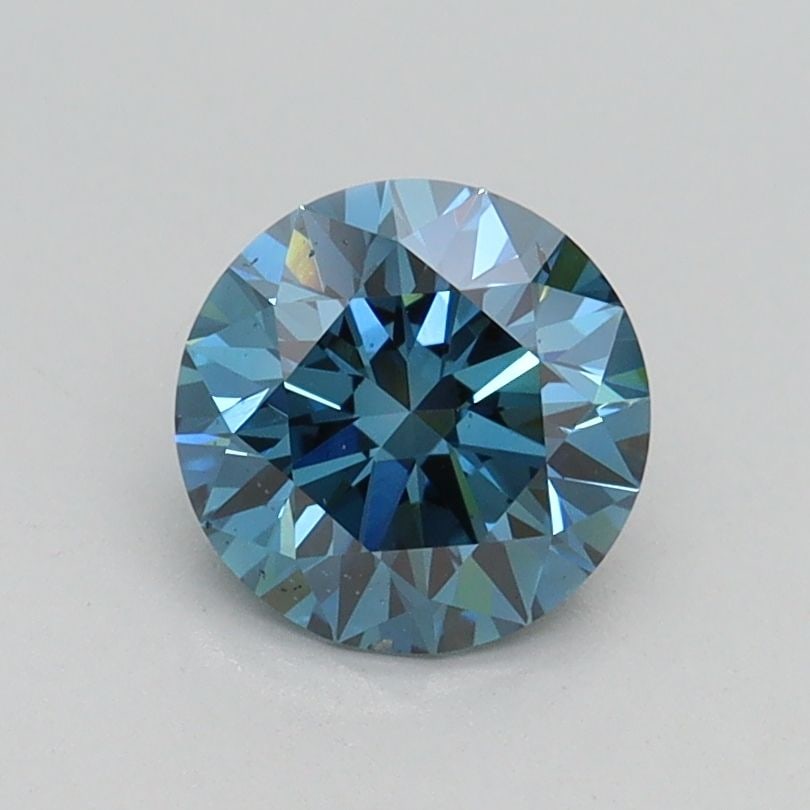 Ideal Loose Diamond - ROUND 1.0ct Fancy Vivid Blue VS2 (1 of 1)