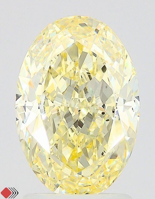 Loose Diamond - OVAL 2.52ct Fancy Yellow VS2: Loose Diamond - OVAL 2.52ct Fancy Yellow VS2 Source: This is a real non-mined Diamond that has been grown in a lab Shape: OVAL Carats: 2.52 Color: Fancy Yellow Certification: IGI Video: