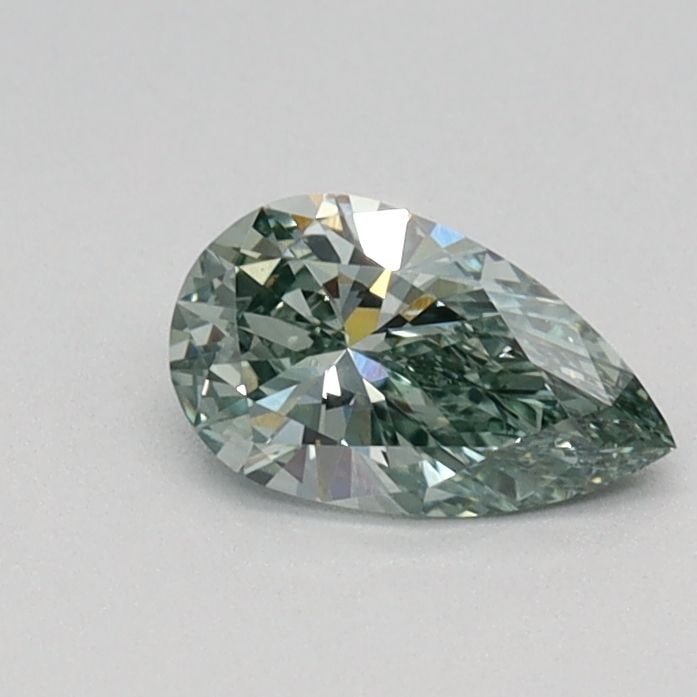 Loose Diamond - PEAR 0.33ct Fancy Intense Green VS1: Loose Diamond - PEAR 0.33ct Fancy Intense Green VS1 Source: This is a real non-mined Diamond that has been grown in a lab Shape: PEAR Carats: 0.33 Color: Fancy Intense Green Certification: IGI