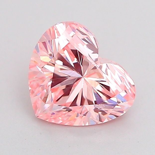Loose Diamond - HEART 1.06ct Fancy Intense Pink VS1: Loose Diamond - HEART 1.06ct Fancy Intense Pink VS1 Source: This is a real non-mined Diamond that has been grown in a lab Shape: HEART Carats: 1.06 Color: Fancy Intense Pink Certification: IGI