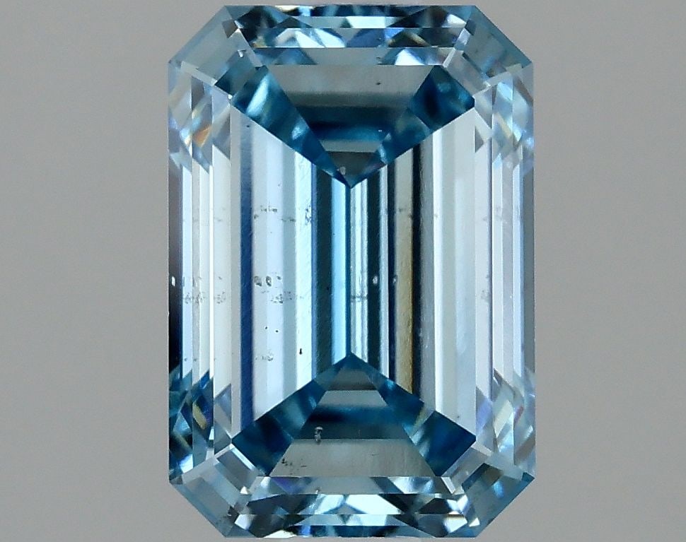 Loose Diamond - EMERALD 1.94ct Fancy Vivid Blue VS2 (1 of 1)