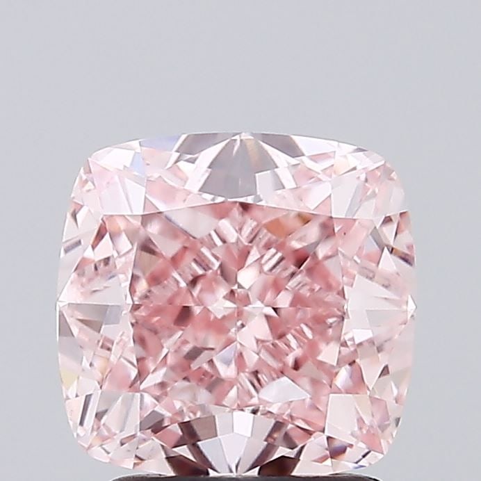 Loose Diamond - CUSHION MODIFIED 2.25ct Fancy Vivid Pink VS1: Loose Diamond - CUSHION MODIFIED 2.25ct Fancy Vivid Pink VS1 Source: This is a real non-mined Diamond that has been grown in a lab Shape: CUSHION MODIFIED Carats: 2.25 Color: Fancy Vivid Pink Certific