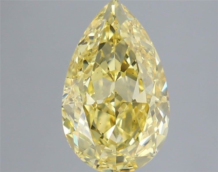 Loose Diamond - PEAR 3.21ct Fancy Intense Yellow VS2: Loose Diamond - PEAR 3.21ct Fancy Intense Yellow VS2 Source: This is a real non-mined Diamond that has been grown in a lab Shape: PEAR Carats: 3.21 Color: Fancy Intense Yellow Certification: IGI Video