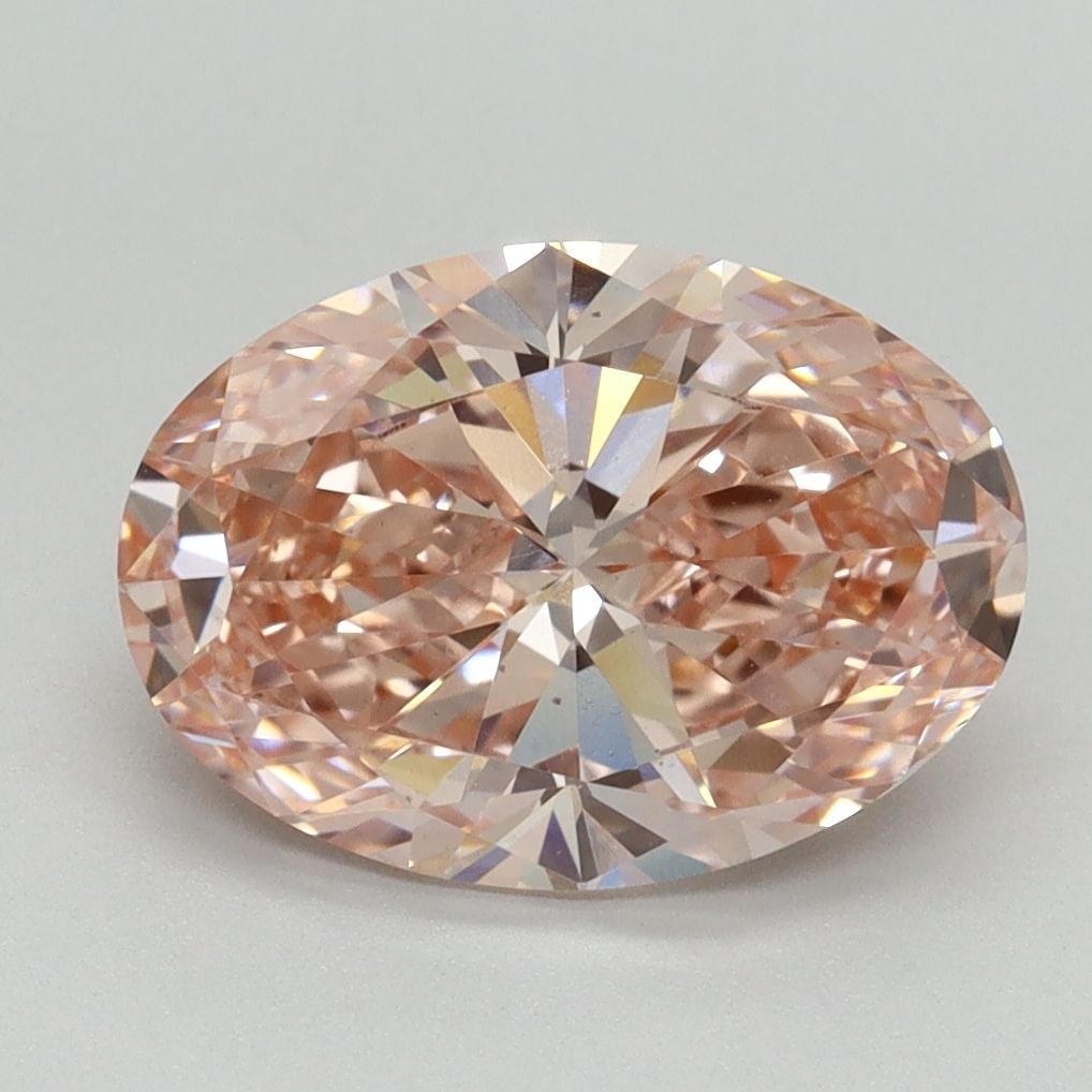 Loose Diamond - OVAL 3.01ct Fancy Vivid Pink VS1: Loose Diamond - OVAL 3.01ct Fancy Vivid Pink VS1 Source: This is a real non-mined Diamond that has been grown in a lab Shape: OVAL Carats: 3.01 Color: Fancy Vivid Pink Certification: IGI Video: