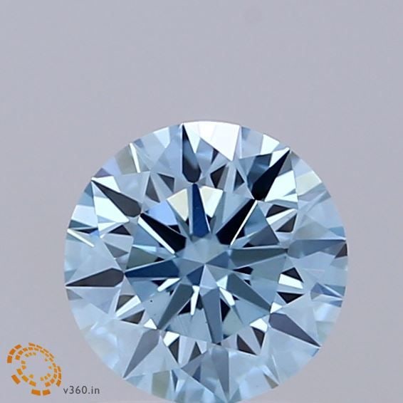 Ideal Loose Diamond - ROUND 1.05ct Fancy Vivid Blue VS1: Ideal Loose Diamond - ROUND 1.05ct Fancy Vivid Blue VS1 Source: This is a real non-mined Diamond that has been grown in a lab Shape: ROUND Carats: 1.05 Color: Fancy Vivid Blue Certification: IGI Video