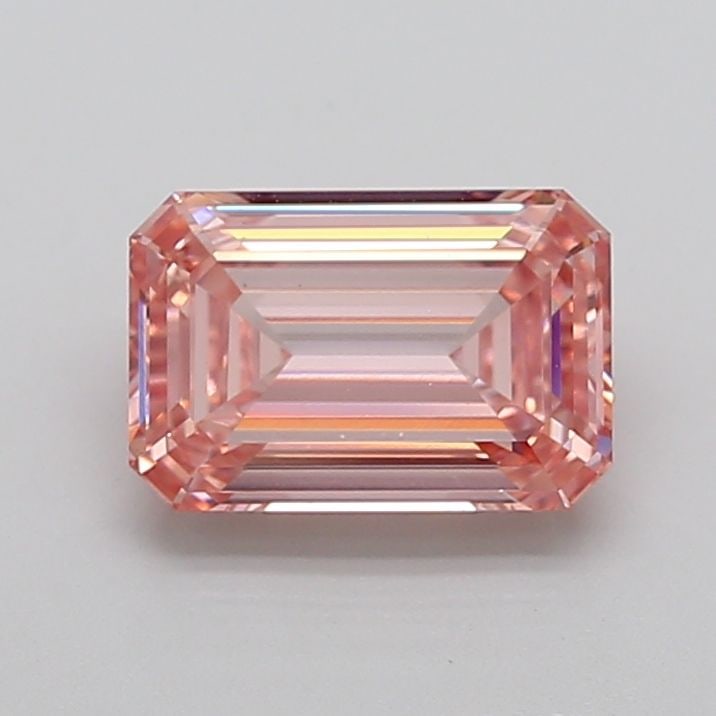 Loose Diamond - EMERALD 3.42ct Fancy Intense Brown Pink VS1 (1 of 1)