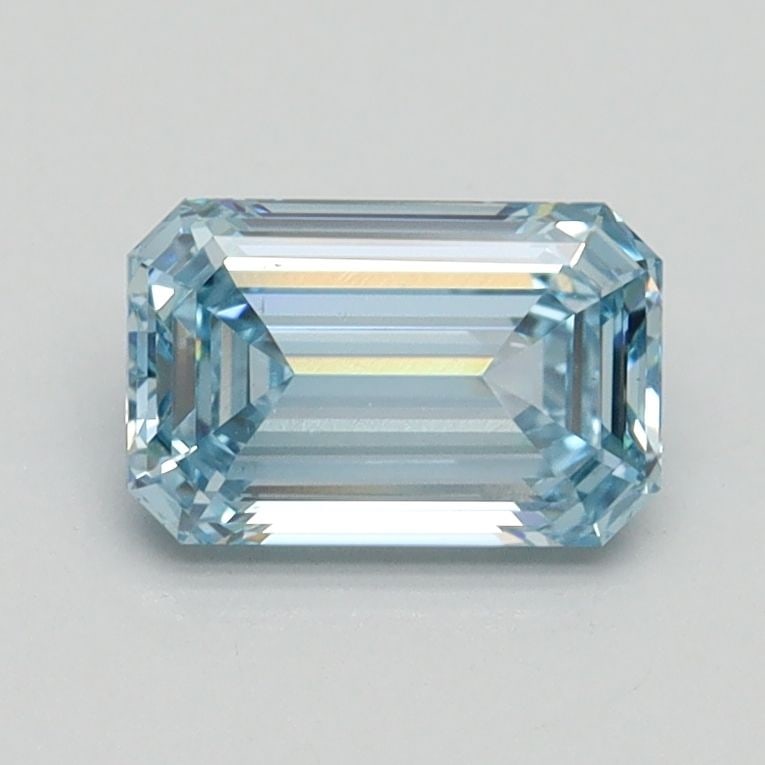 Loose Diamond - EMERALD 0.96ct Fancy Intense Blue VS1: Loose Diamond - EMERALD 0.96ct Fancy Intense Blue VS1 Source: This is a real non-mined Diamond that has been grown in a lab Shape: EMERALD Carats: 0.96 Color: Fancy Intense Blue Certification: IGI Vid