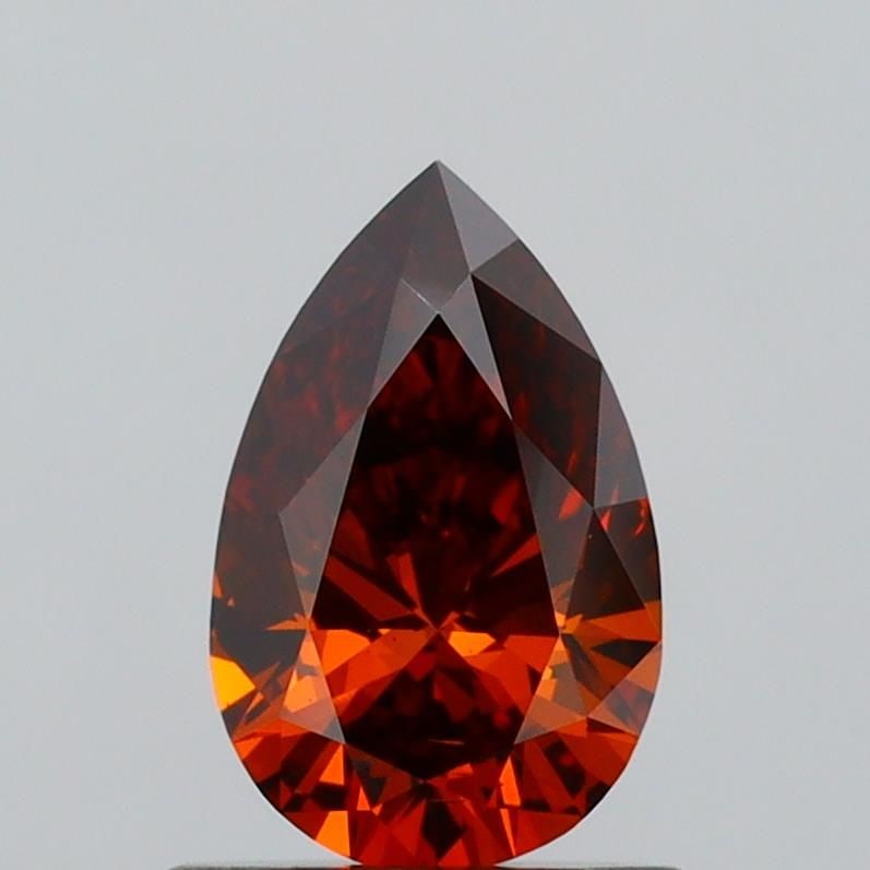 Loose Diamond - PEAR 0.75ct Fancy Deep Orange VS2: Loose Diamond - PEAR 0.75ct Fancy Deep Orange VS2 Source: This is a real non-mined Diamond that has been grown in a lab Shape: PEAR Carats: 0.75 Color: Fancy Deep Orange Certification: IGI Video: