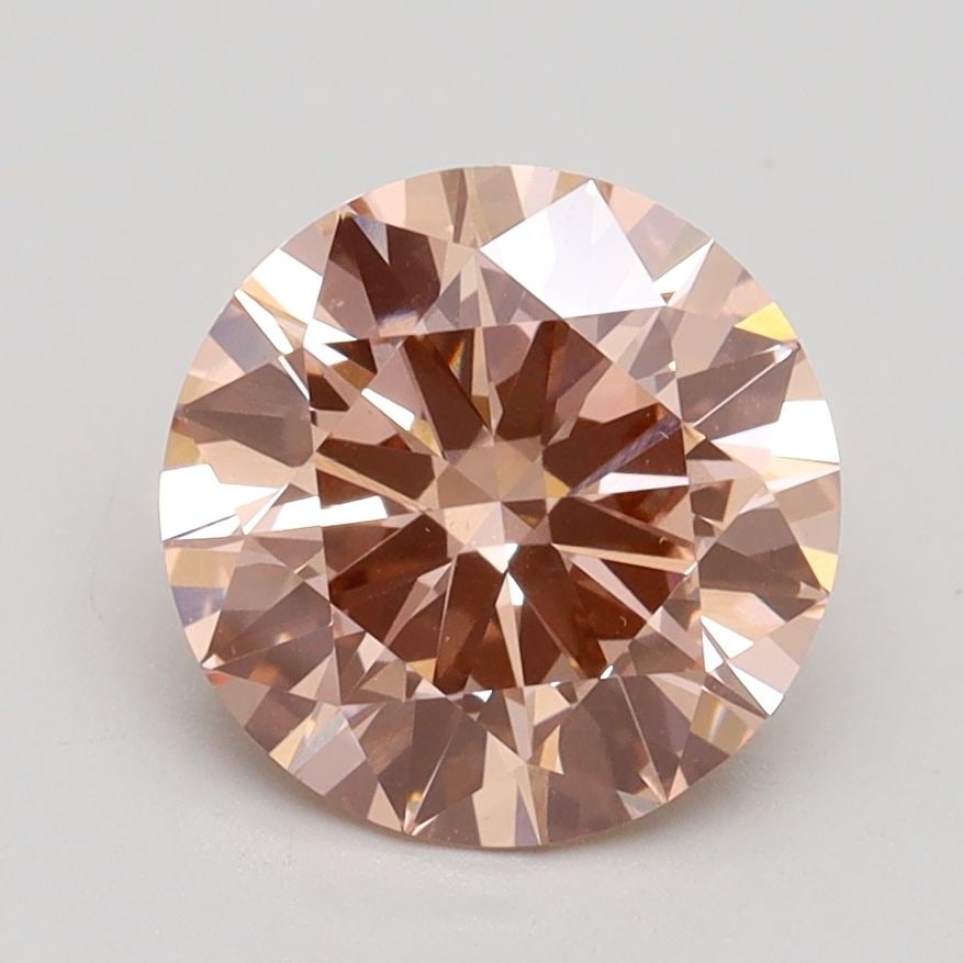 Loose Diamond - ROUND 2.02ct Fancy Intense Pink VS1: Loose Diamond - ROUND 2.02ct Fancy Intense Pink VS1 Source: This is a real non-mined Diamond that has been grown in a lab Shape: ROUND Carats: 2.02 Color: Fancy Intense Pink Certification: IGI Video: