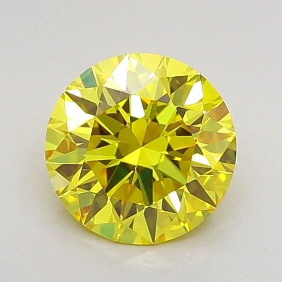 Ideal Loose Diamond - ROUND 1.11ct Fancy Vivid Yellow VVS1 (1 of 1)