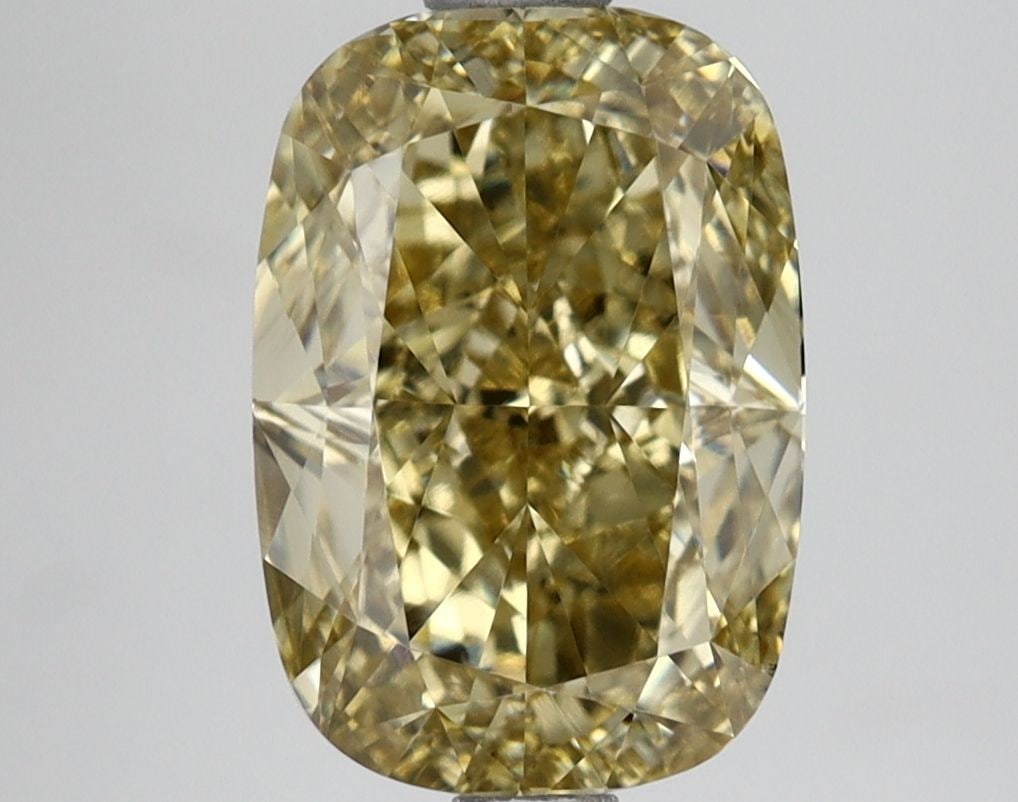 Loose Diamond - CUSHION MODIFIED 2.77ct Fancy Intense Gray Yellow VS1: Loose Diamond - CUSHION MODIFIED 2.77ct Fancy Intense Gray Yellow VS1 Source: This is a real non-mined Diamond that has been grown in a lab Shape: CUSHION MODIFIED Carats: 2.77 Color: Fancy Intense Gr