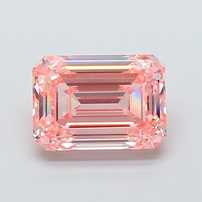 Loose Diamond - EMERALD 4.05ct Fancy Intense Pink VS1: Loose Diamond - EMERALD 4.05ct Fancy Intense Pink VS1 Source: This is a real non-mined Diamond that has been grown in a lab Shape: EMERALD Carats: 4.05 Color: Fancy Intense Pink Certification: IGI Vid