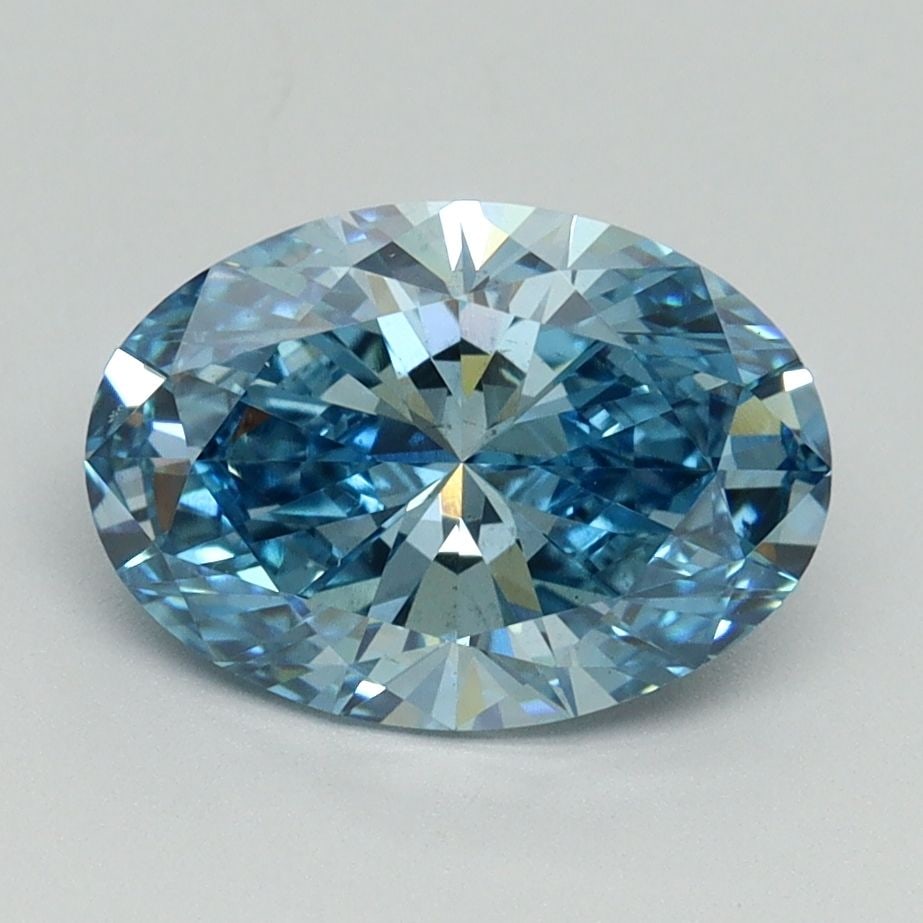 Loose Diamond - OVAL 2.0ct Fancy Vivid Blue VS2: Loose Diamond - OVAL 2.0ct Fancy Vivid Blue VS2 Source: This is a real non-mined Diamond that has been grown in a lab Shape: OVAL Carats: 2.0 Color: Fancy Vivid Blue Certification: IGI Video: