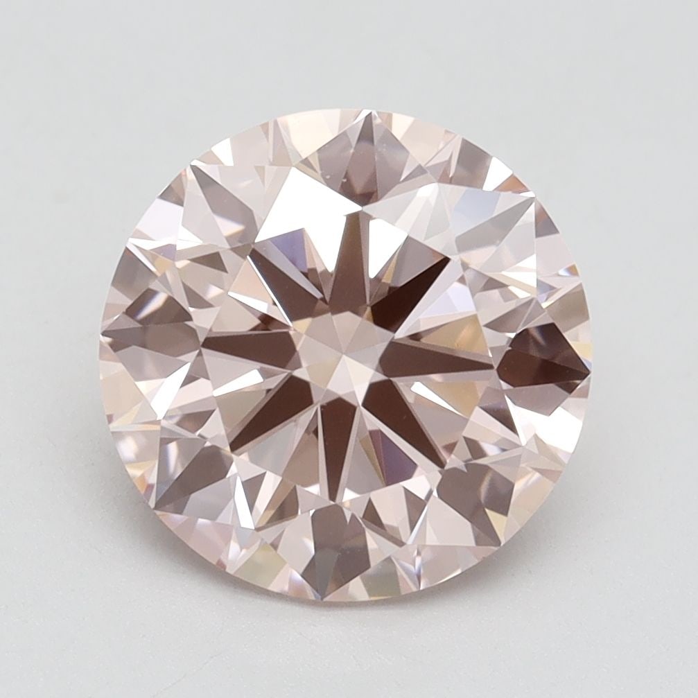Ideal Loose Diamond - ROUND 3.32ct Fancy Intense Pink VVS2 (1 of 1)
