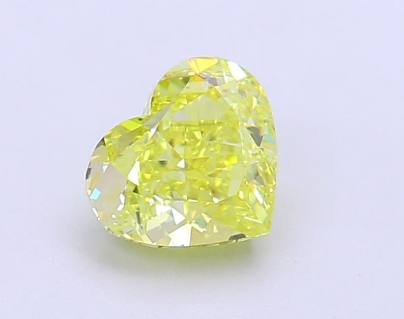 Loose Diamond - HEART 1.5ct Fancy Vivid Yellow VVS2: Loose Diamond - HEART 1.5ct Fancy Vivid Yellow VVS2 Source: This is a real non-mined Diamond that has been grown in a lab Shape: HEART Carats: 1.5 Color: Fancy Vivid Yellow Certification: IGI Video: