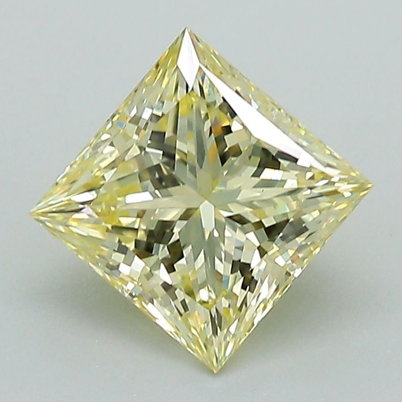 Loose Diamond - PRINCESS 1.84ct Fancy Intense Yellow VS1: Loose Diamond - PRINCESS 1.84ct Fancy Intense Yellow VS1 Source: This is a real non-mined Diamond that has been grown in a lab Shape: PRINCESS Carats: 1.84 Color: Fancy Intense Yellow Certification: I