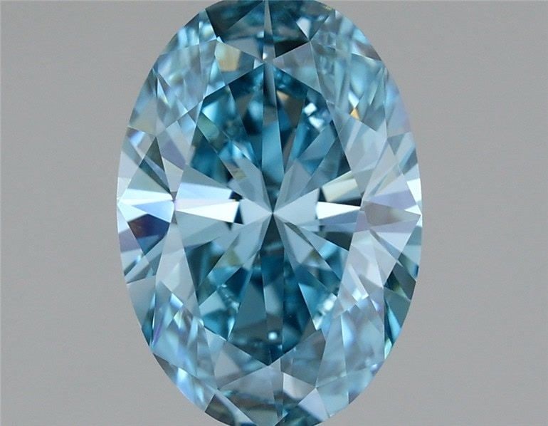 Loose Diamond - OVAL 1.38ct Fancy Vivid Blue VVS2 (1 of 1)