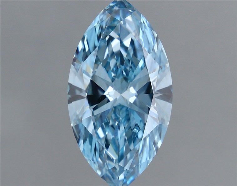 Loose Diamond - MARQUISE 1.42ct Fancy Vivid Blue VS1: Loose Diamond - MARQUISE 1.42ct Fancy Vivid Blue VS1 Source: This is a real non-mined Diamond that has been grown in a lab Shape: MARQUISE Carats: 1.42 Color: Fancy Vivid Blue Certification: IGI Video