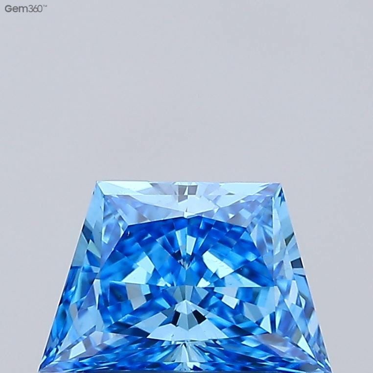 Loose Diamond - TRAPEZOID 1.05ct Fancy Vivid Blue VS1 (1 of 1)