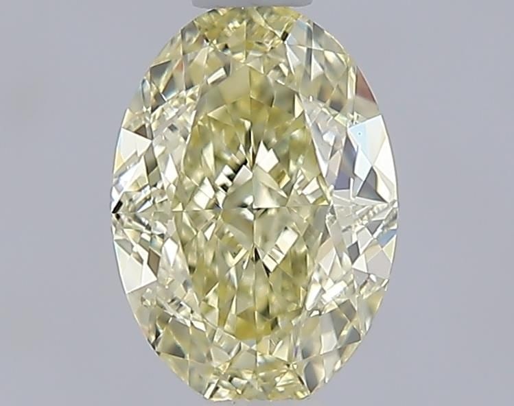 Loose Diamond - OVAL 1.07ct Fancy Light Yellow VVS2: Loose Diamond - OVAL 1.07ct Fancy Light Yellow VVS2 Source: This is a real non-mined Diamond that has been grown in a lab Shape: OVAL Carats: 1.07 Color: Fancy Light Yellow Certification: IGI Video: