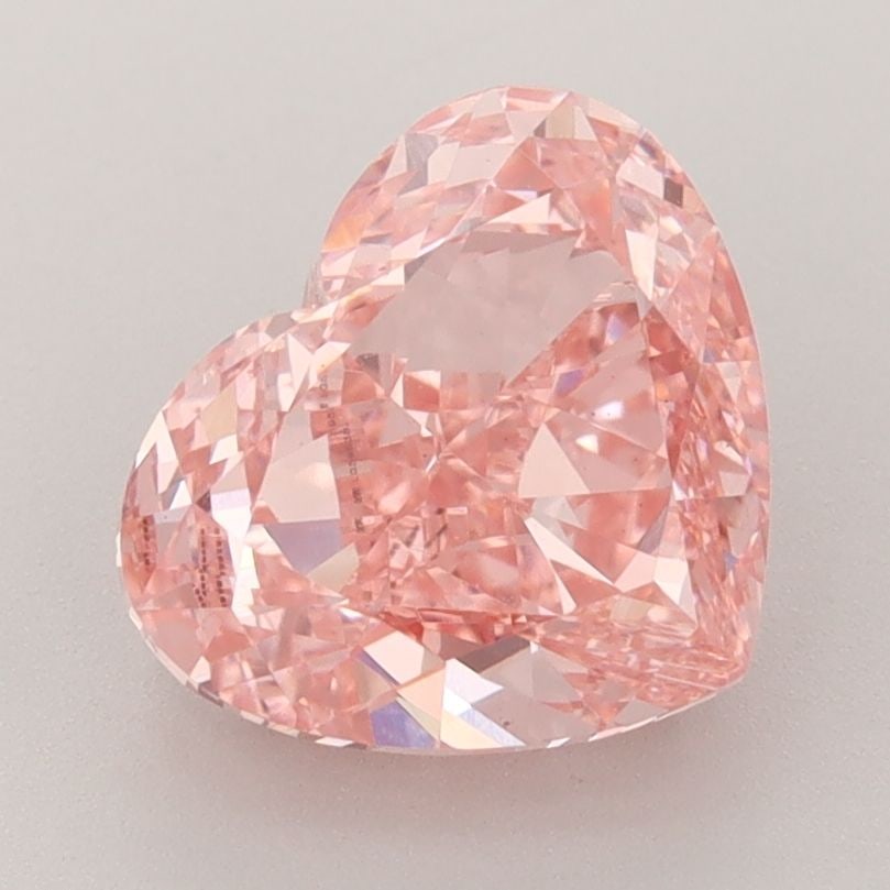 Loose Diamond - HEART 3.0ct Fancy Vivid Pink VS1: Loose Diamond - HEART 3.0ct Fancy Vivid Pink VS1 Source: This is a real non-mined Diamond that has been grown in a lab Shape: HEART Carats: 3.0 Color: Fancy Vivid Pink Certification: IGI Video: