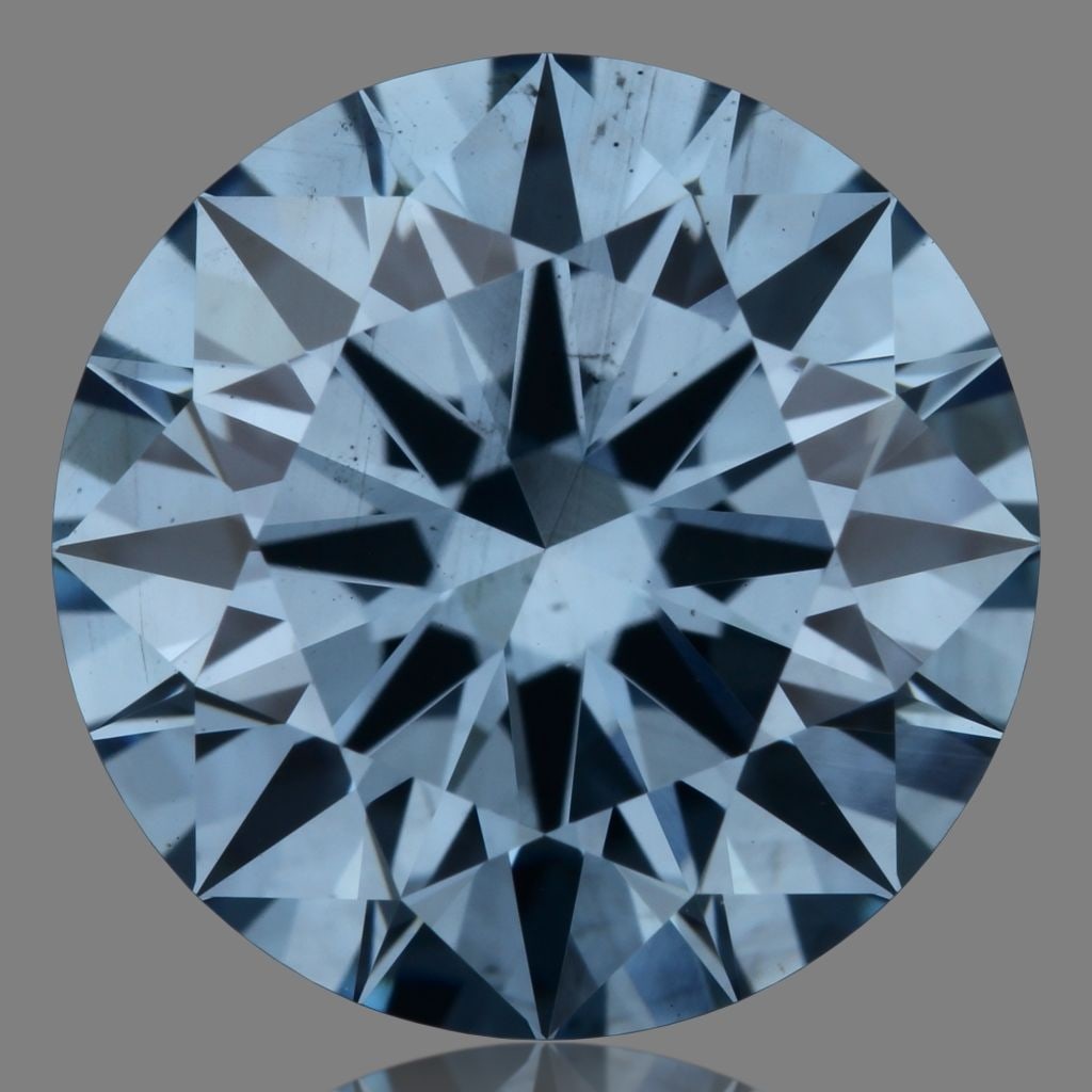 Ideal Loose Diamond - ROUND 2.03ct Fancy Vivid Blue VS2: Ideal Loose Diamond - ROUND 2.03ct Fancy Vivid Blue VS2 Source: This is a real non-mined Diamond that has been grown in a lab Shape: ROUND Carats: 2.03 Color: Fancy Vivid Blue Certification: IGI Video