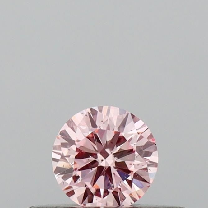 Loose Diamond - ROUND 0.17ct Fancy Intense Pink SI2: Loose Diamond - ROUND 0.17ct Fancy Intense Pink SI2 Source: This is a real non-mined Diamond that has been grown in a lab Shape: ROUND Carats: 0.17 Color: Fancy Intense Pink Certification: IGI Video: