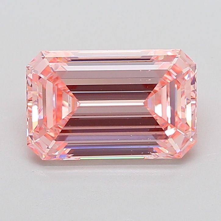 Loose Diamond - EMERALD 5.0ct Fancy Intense Pink VS2: Loose Diamond - EMERALD 5.0ct Fancy Intense Pink VS2 Source: This is a real non-mined Diamond that has been grown in a lab Shape: EMERALD Carats: 5.0 Color: Fancy Intense Pink Certification: IGI Video
