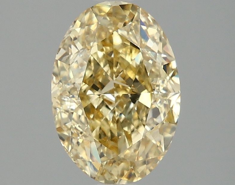 Loose Diamond - OVAL 1.97ct Fancy Intense Yellow VS1: Loose Diamond - OVAL 1.97ct Fancy Intense Yellow VS1 Source: This is a real non-mined Diamond that has been grown in a lab Shape: OVAL Carats: 1.97 Color: Fancy Intense Yellow Certification: IGI Video