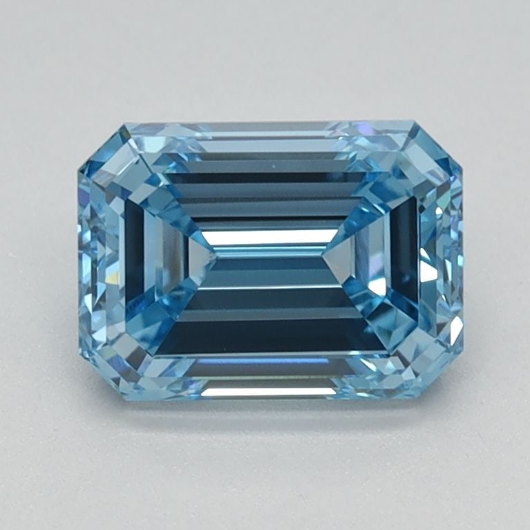 Loose Diamond - EMERALD 1.07ct Fancy Intense Blue VS1: Loose Diamond - EMERALD 1.07ct Fancy Intense Blue VS1 Source: This is a real non-mined Diamond that has been grown in a lab Shape: EMERALD Carats: 1.07 Color: Fancy Intense Blue Certification: IGI Vid