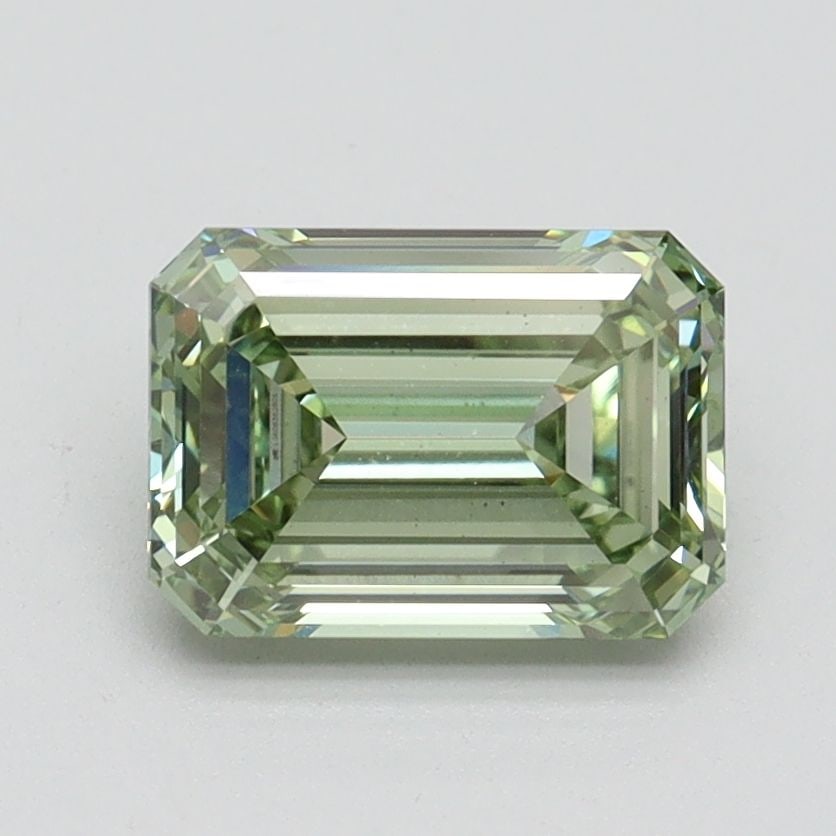 Loose Diamond - EMERALD 1.51ct Fancy Intense Green VS2: Loose Diamond - EMERALD 1.51ct Fancy Intense Green VS2 Source: This is a real non-mined Diamond that has been grown in a lab Shape: EMERALD Carats: 1.51 Color: Fancy Intense Green Certification: IGI V