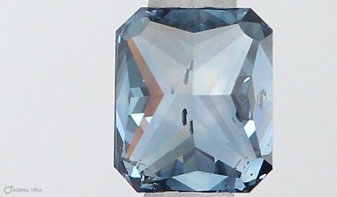 Loose Diamond - RADIANT 0.5ct Fancy Vivid Blue SI2 (1 of 1)