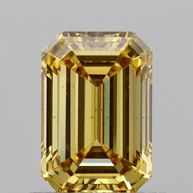 Loose Diamond - EMERALD 1.01ct Fancy Vivid Yellow VS2: Loose Diamond - EMERALD 1.01ct Fancy Vivid Yellow VS2 Source: This is a real non-mined Diamond that has been grown in a lab Shape: EMERALD Carats: 1.01 Color: Fancy Vivid Yellow Certification: NONE Vi