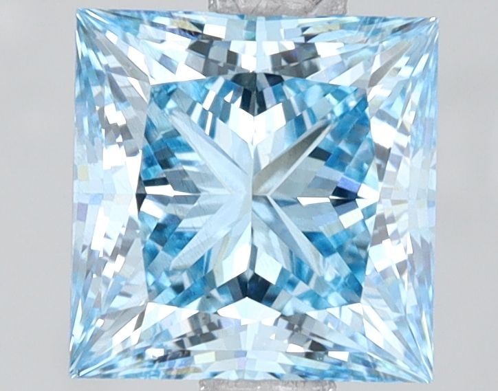 Loose Diamond - PRINCESS 1.62ct Fancy Vivid Blue VS2 (1 of 1)