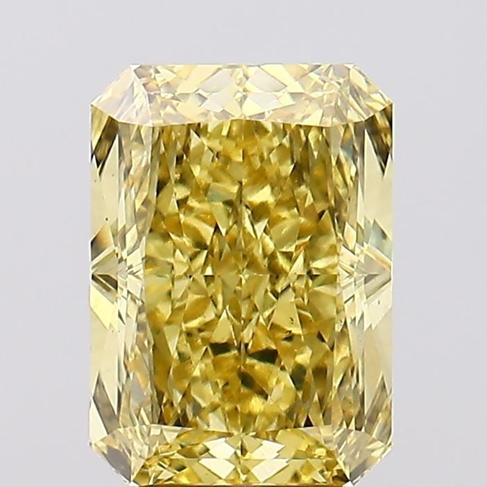 Loose Diamond - RADIANT 4.69ct Fancy Vivid Yellow VS1: Loose Diamond - RADIANT 4.69ct Fancy Vivid Yellow VS1 Source: This is a real non-mined Diamond that has been grown in a lab Shape: RADIANT Carats: 4.69 Color: Fancy Vivid Yellow Certification: IGI Vid