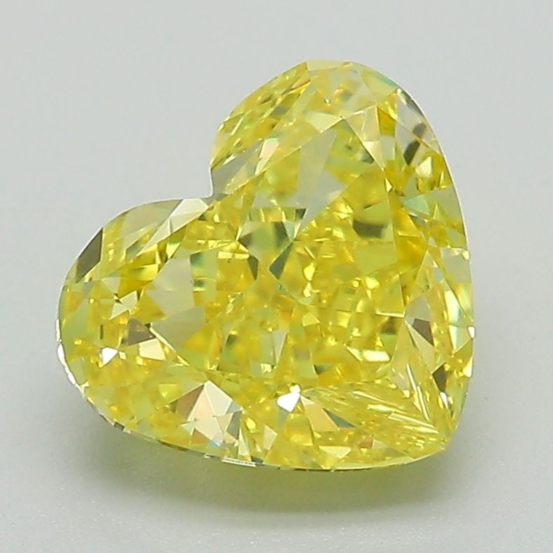 Loose Diamond - HEART 2.62ct Fancy Vivid Yellow VS1 (1 of 1)