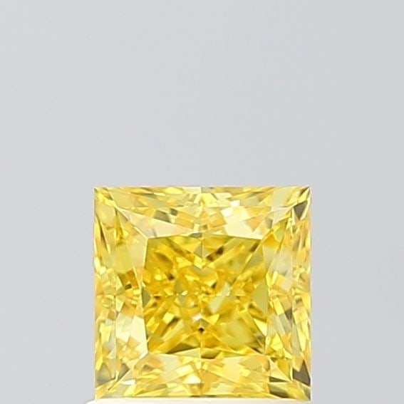 Loose Diamond - PRINCESS 1.03ct Fancy Vivid Yellow VVS2: Loose Diamond - PRINCESS 1.03ct Fancy Vivid Yellow VVS2 Source: This is a real non-mined Diamond that has been grown in a lab Shape: PRINCESS Carats: 1.03 Color: Fancy Vivid Yellow Certification: