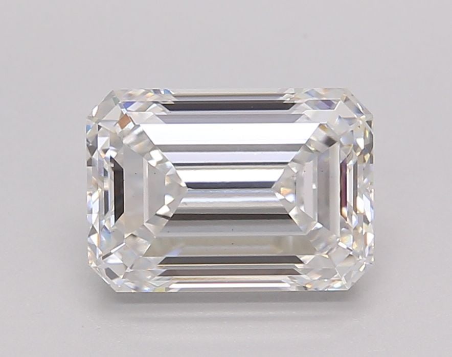 Loose Diamond - EMERALD 2.2ct F VS1: Loose Diamond - EMERALD 2.2ct F VS1 Source: This is a real non-mined Diamond that has been grown in a lab Shape: EMERALD Carats: 2.2 Color: F Clarity: VS1 Certification: NONE Video: