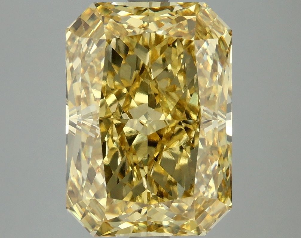 Loose Diamond - RADIANT 5.06ct Fancy Vivid Yellow VS1: Loose Diamond - RADIANT 5.06ct Fancy Vivid Yellow VS1 Source: This is a real non-mined Diamond that has been grown in a lab Shape: RADIANT Carats: 5.06 Color: Fancy Vivid Yellow Certification: IGI Vid