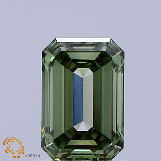 Loose Diamond - EMERALD 1.02ct Fancy Vivid Green VVS2: Loose Diamond - EMERALD 1.02ct Fancy Vivid Green VVS2 Source: This is a real non-mined Diamond that has been grown in a lab Shape: EMERALD Carats: 1.02 Color: Fancy Vivid Green Certification: IGI Vide