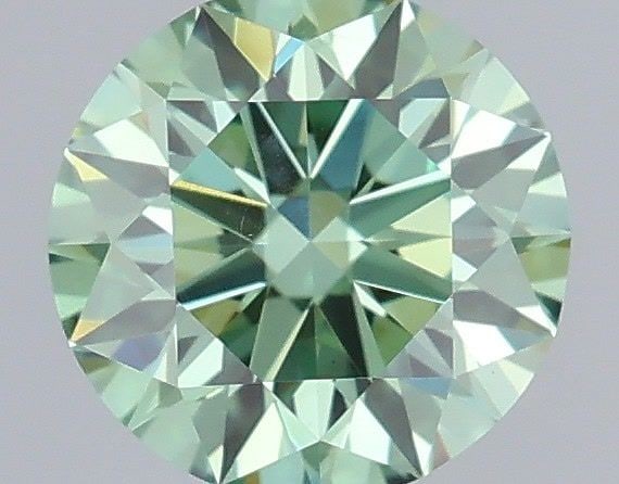 Ideal Loose Diamond - ROUND 0.5ct Fancy Vivid Green VS1: Ideal Loose Diamond - ROUND 0.5ct Fancy Vivid Green VS1 Source: This is a real non-mined Diamond that has been grown in a lab Shape: ROUND Carats: 0.5 Color: Fancy Vivid Green Certification: IGI Video