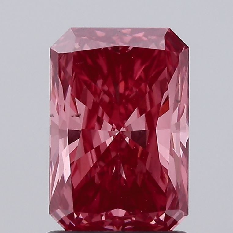 Loose Diamond - RADIANT 1.58ct Fancy Vivid Pink VS1: Loose Diamond - RADIANT 1.58ct Fancy Vivid Pink VS1 Source: This is a real non-mined Diamond that has been grown in a lab Shape: RADIANT Carats: 1.58 Color: Fancy Vivid Pink Certification: IGI Video: