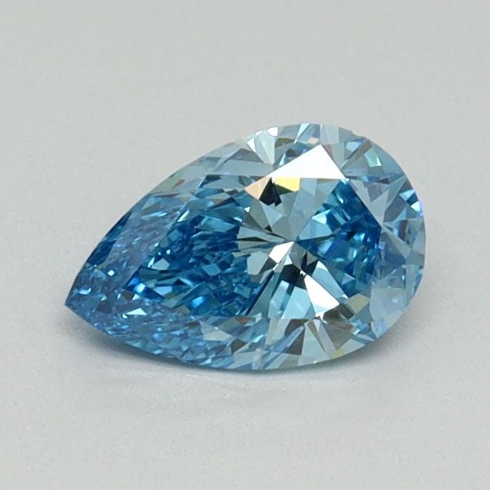 Loose Diamond - PEAR 0.56ct Fancy Blue VS1: Loose Diamond - PEAR 0.56ct Fancy Blue VS1 Source: This is a real non-mined Diamond that has been grown in a lab Shape: PEAR Carats: 0.56 Color: Fancy Blue Certification: NONE Video: