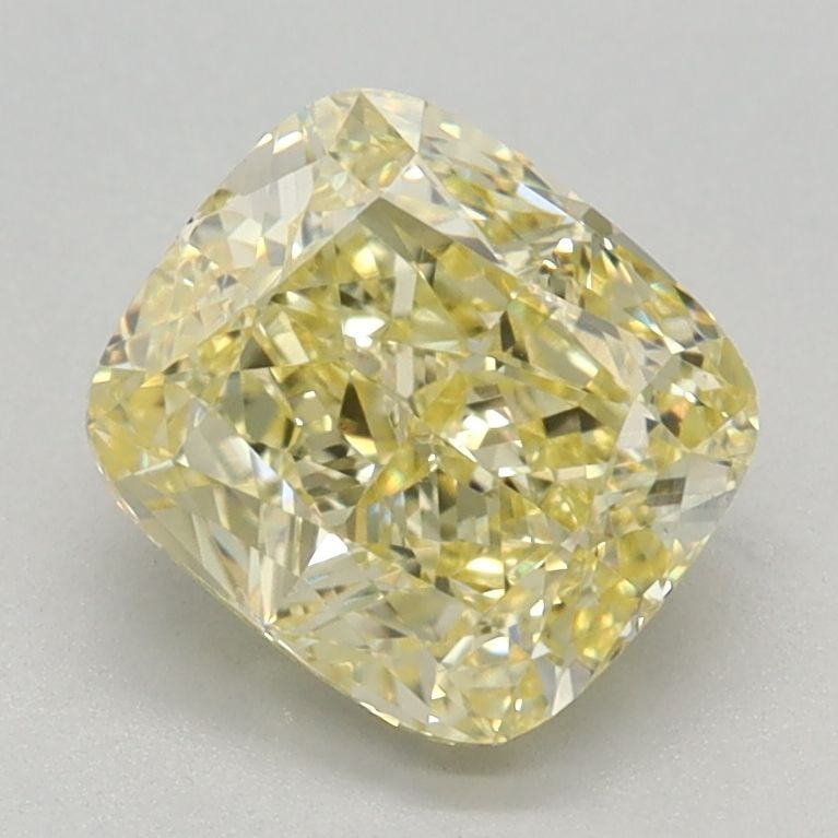 Loose Diamond - CUSHION MODIFIED 1.45ct Fancy Intense Yellow VVS2: Loose Diamond - CUSHION MODIFIED 1.45ct Fancy Intense Yellow VVS2 Source: This is a real non-mined Diamond that has been grown in a lab Shape: CUSHION MODIFIED Carats: 1.45 Color: Fancy Intense Yellow