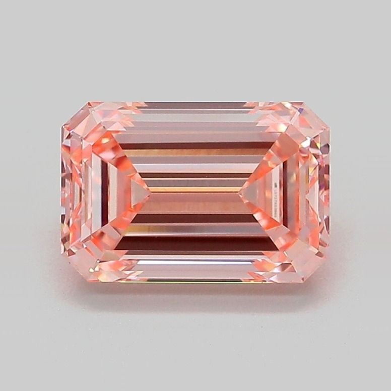 Loose Diamond - EMERALD 2.06ct Fancy Intense Pink VVS2: Loose Diamond - EMERALD 2.06ct Fancy Intense Pink VVS2 Source: This is a real non-mined Diamond that has been grown in a lab Shape: EMERALD Carats: 2.06 Color: Fancy Intense Pink Certification: IGI