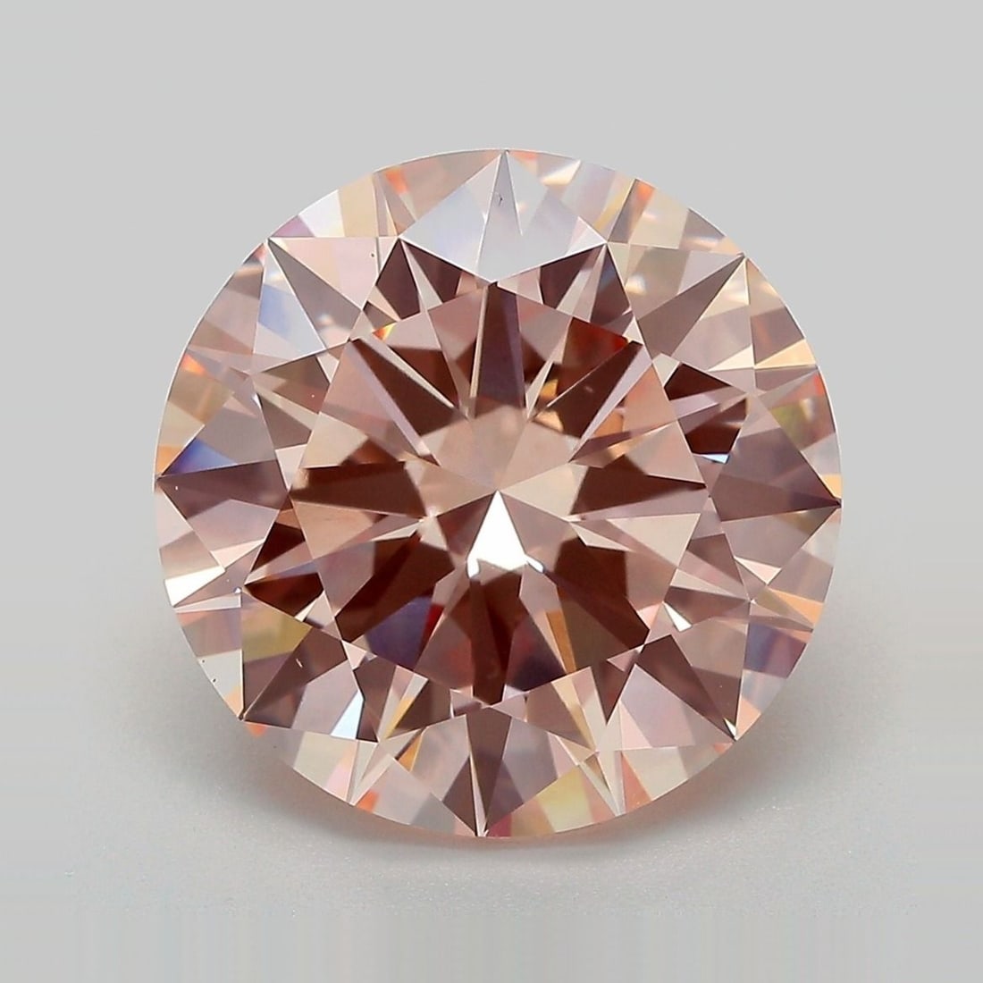 Loose Diamond - ROUND 8.53ct Fancy Intense Pink VS1: Loose Diamond - ROUND 8.53ct Fancy Intense Pink VS1 Source: This is a real non-mined Diamond that has been grown in a lab Shape: ROUND Carats: 8.53 Color: Fancy Intense Pink Certification: IGI Video: